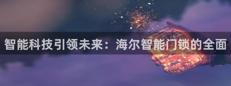 陆金所 年会：智能科技引领未来：海尔智能门锁的全面