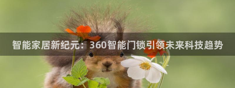 金年会平台包赔：智能家居新纪元：360智能门锁引领未来科技趋