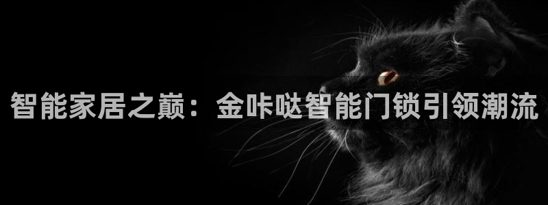 金年会赞助曼联：智能家居之巅：金咔哒智能门锁引领潮流