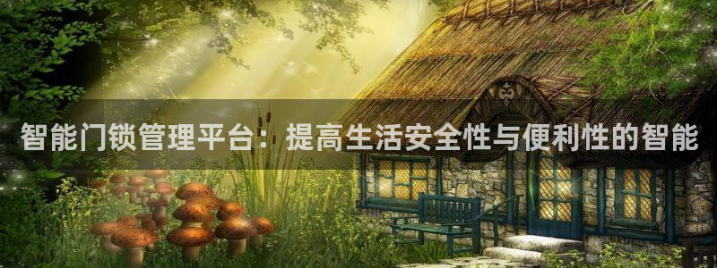 金年会 信誉至上：智能门锁管理平台：提高生活安全性与便利性的