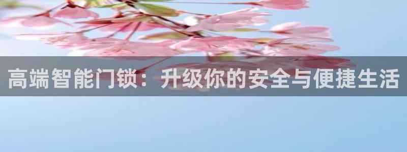金年会娱乐-平台登录：高端智能门锁：升级你的安全与便捷生活