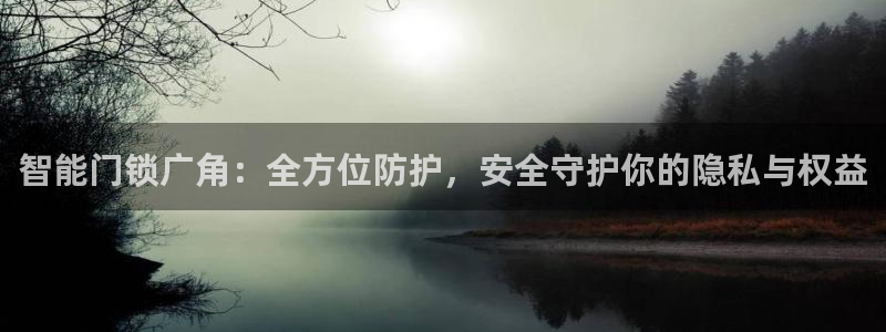 金年会赞助西甲：智能门锁广角：全方位防护，安全守护你的隐私与