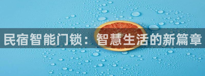 金年会国际：民宿智能门锁：智慧生活的新篇章