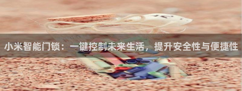 金年会足彩：小米智能门锁：一键控制未来生活，提升安全性与便捷