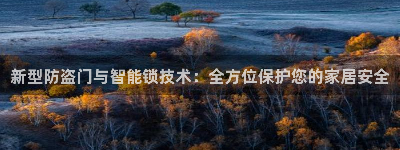 金年会登录入口：新型防盗门与智能锁技术：全方位保护您的家居安