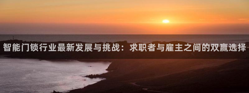 金年会网官网新版：智能门锁行业最新发展与挑战：求职者与雇主之