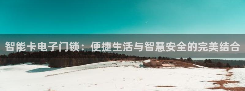 金年会介绍：智能卡电子门锁：便捷生活与智慧安全的完美结合