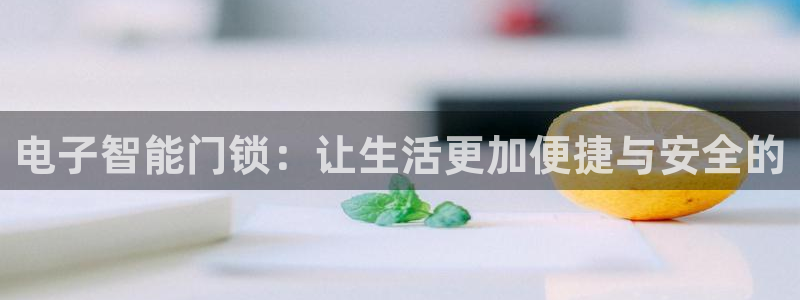 类似金年会：电子智能门锁：让生活更加便捷与安全的