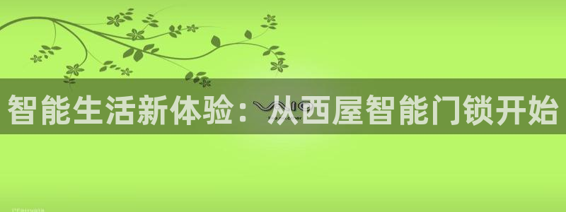 金年会在线下载：智能生活新体验：从西屋智能门锁开始