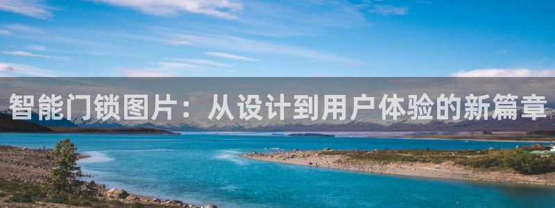 金年会 金字招牌：智能门锁图片：从设计到用户体验的新篇章