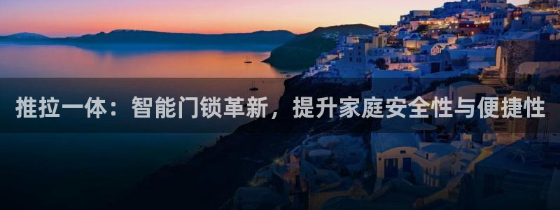 金年会入口网站：推拉一体：智能门锁革新，提升家庭安全性与便捷