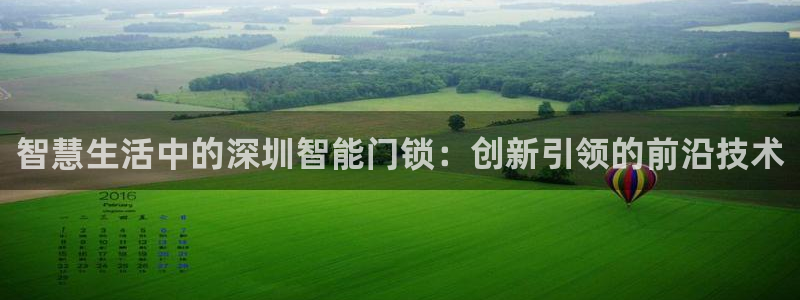 金年会网址：智慧生活中的深圳智能门锁：创新引领的前沿技术